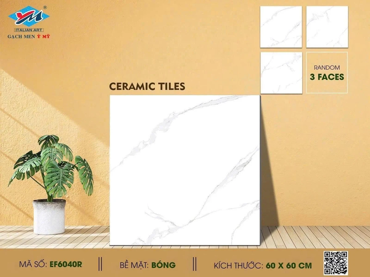 Gạch 60x60 Men Trắng